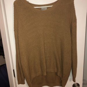 Tan Knitted Cardigan